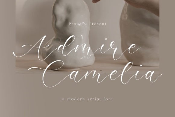 Admire Camelia: A Handwritten Font for Delicate Designs