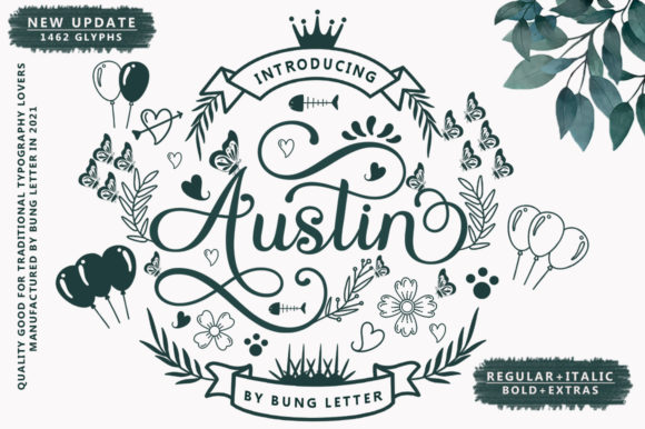 Austin: A Modern Calligraphy Script for Elegant Projects