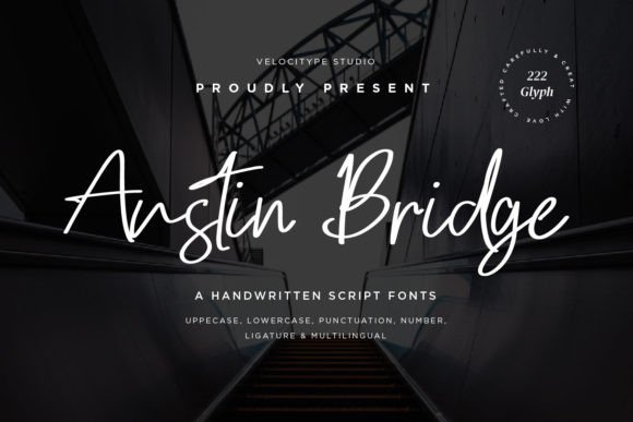 Austin Bridge: Modern Script Font for Authentic Branding