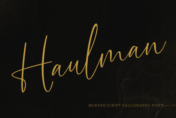 Exploring the Dazzling Haulman Script Font for Modern Design
