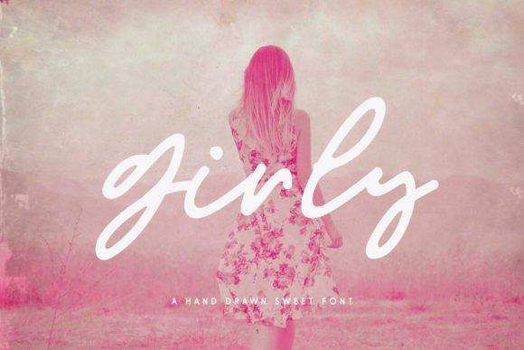 Girly: A Sweet Script Font with a Modern, Imperfect Edge