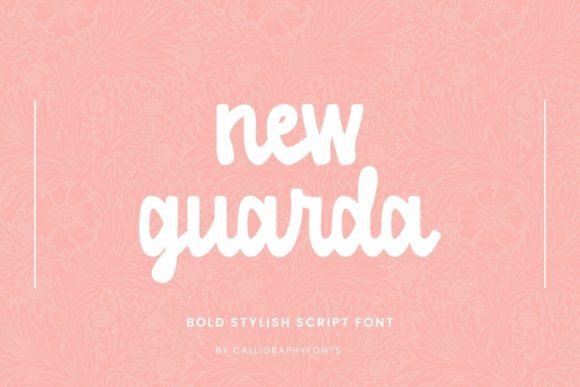 New Guarda Font: Bold Handwriting for Modern Brands