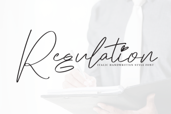 Regulation: A Handwritten Font That Writes with Heart
