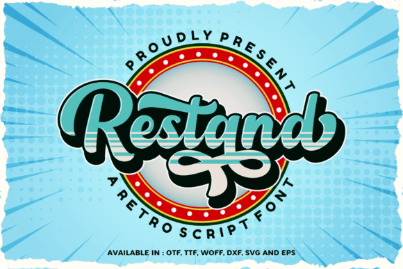 Restand: A Bold Script Font for Timeless Branding