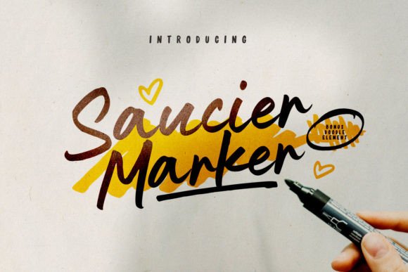 Saucier Marker: Bringing Handwritten Charm to Modern Design