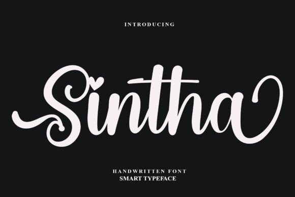 Sintha: A Handwritten Font with a Romantic Soul