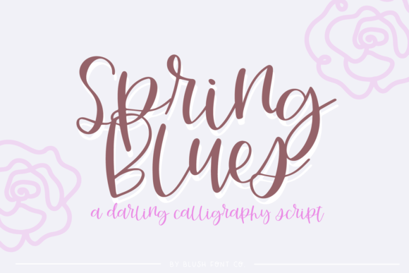 Spring Blues: A Quirky Script Font That Brings Personality to Your Projects