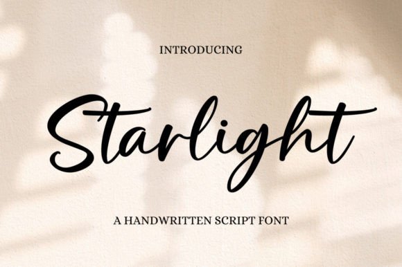 Starlight: The Graceful Script Font for Modern Brands