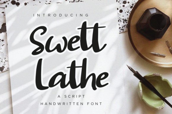 Swett Lathe: A Modern Script Font for Timeless Elegance