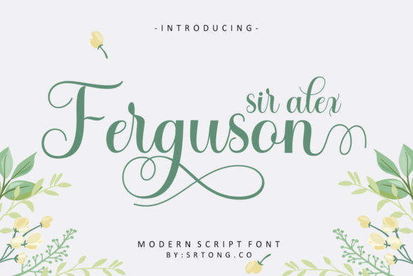 The Elegance of Sir Alex Ferguson: A Script Font for Impactful Design
