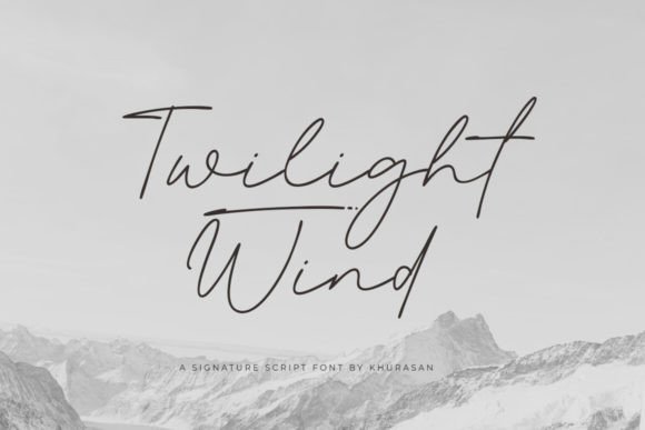 Twilight Wind: A Script Font for Modern, Elegant Designs