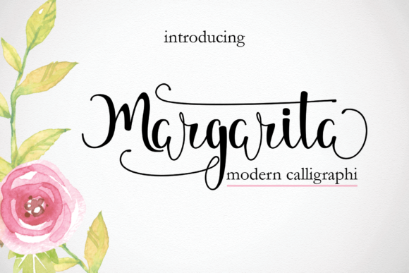 Unveiling Margarita: A Handwritten Script for Elegant Design